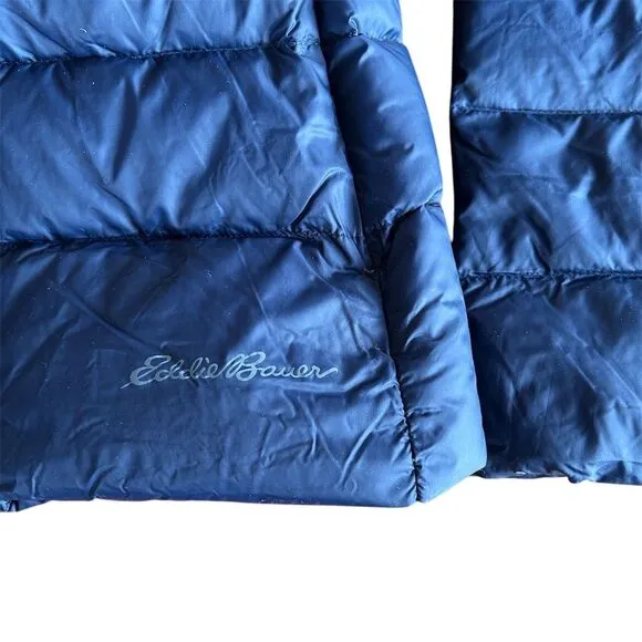 Eddie Bauer Women's CirrusLite 650 Down Quilted Puffer Jacket Navy Size S
