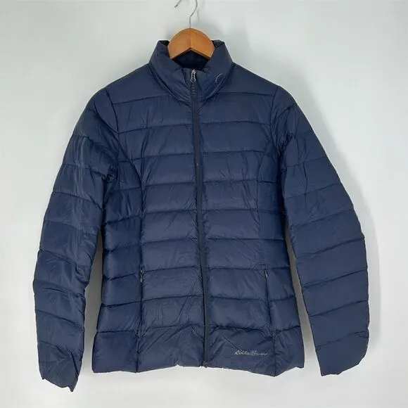 Eddie Bauer Women's CirrusLite 650 Down Quilted Puffer Jacket Navy Size S