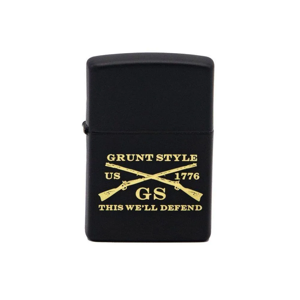 Etched Logo Zippo Lighter