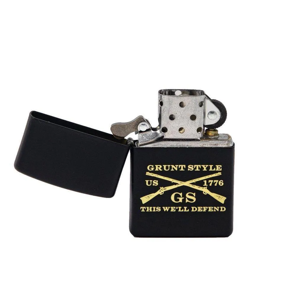 Etched Logo Zippo Lighter