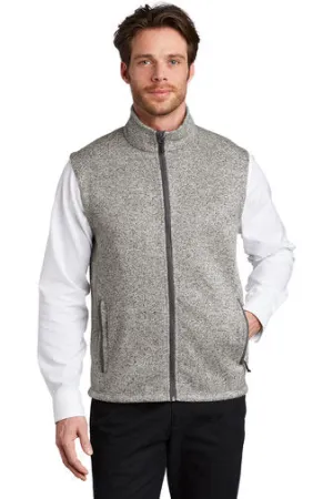 F236 Port Authority ® Sweater Fleece Vest