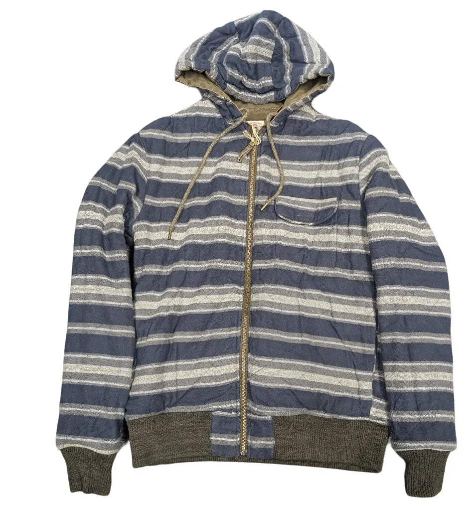 FAHERTY x STAG Men's Reversible Canvas Hoodie Size Small NWT