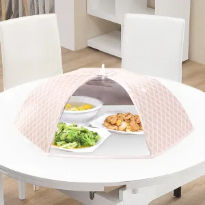 Fasola Foldable Insulated Food Cover - Pink, 20 inches