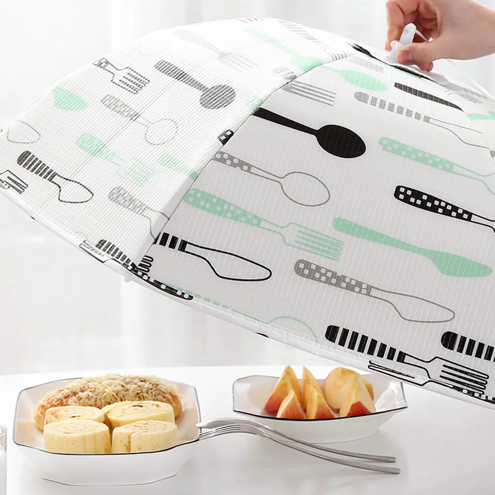 Fasola Foldable Insulated Food Cover - White, 18 inches