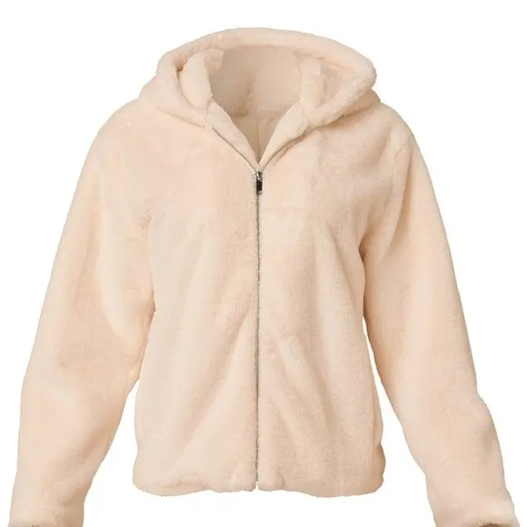 Faux-Fur Bomber Coat