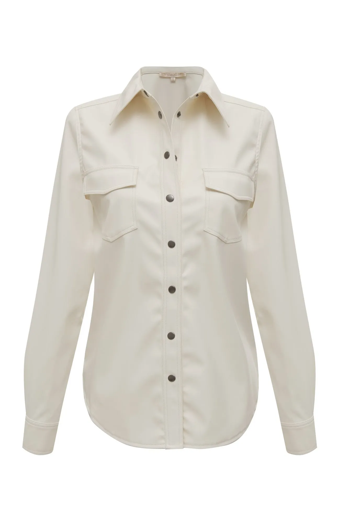 Faux Leather 70's Shirt