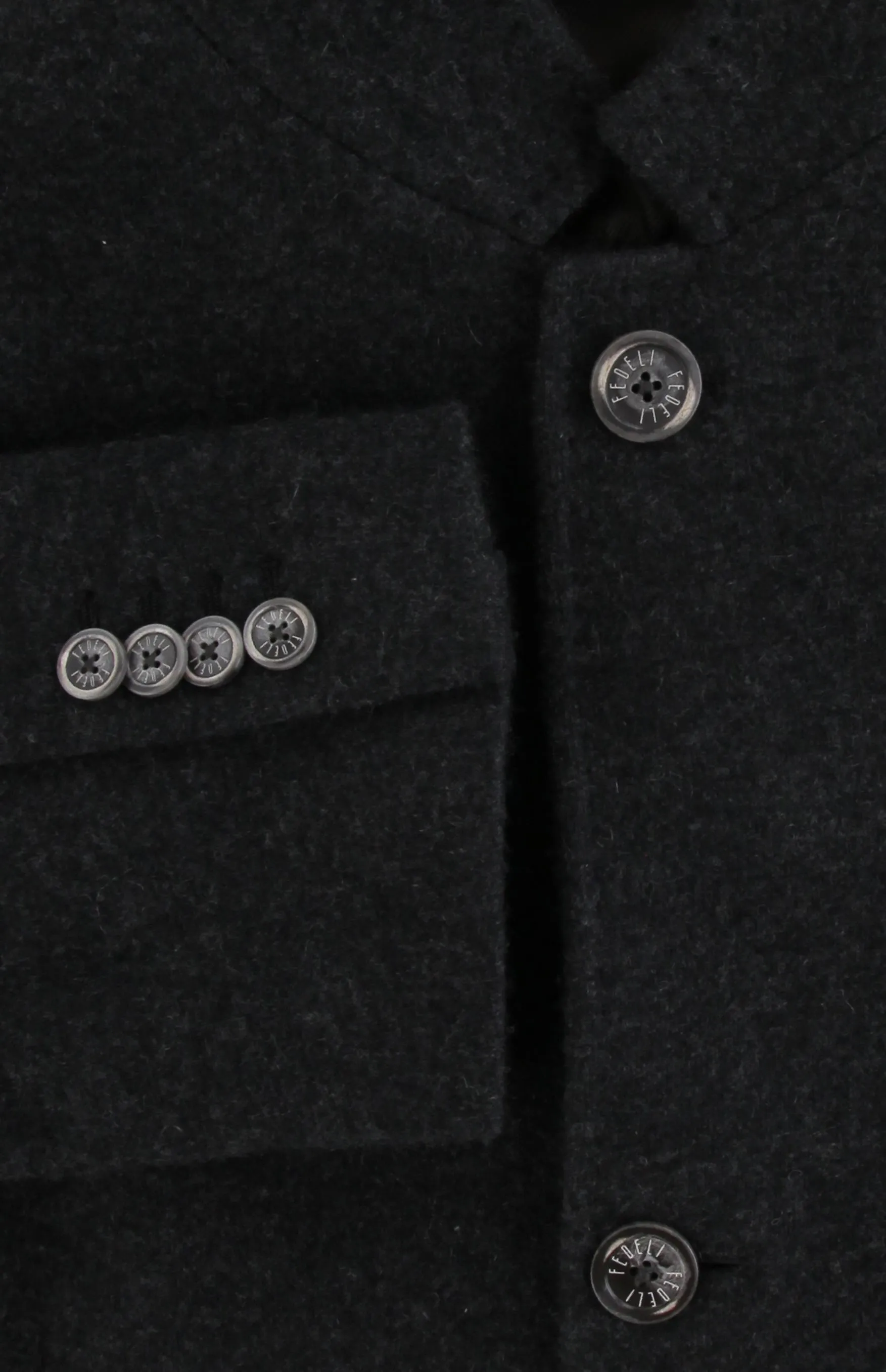 Fedeli Charcoal Gray Jacket