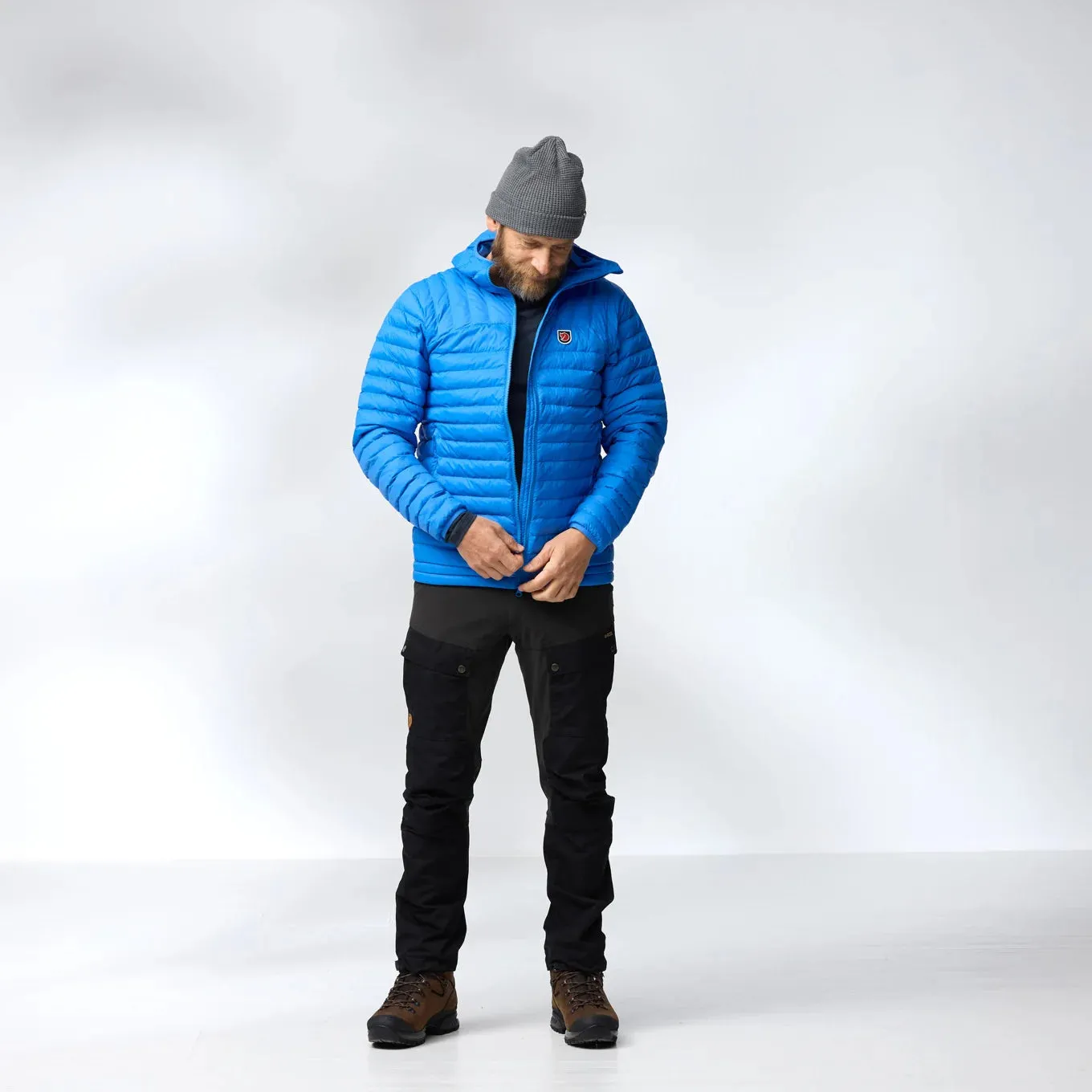 FJALLRAVEN EXPEDITION LATT HOODIE M NAVY