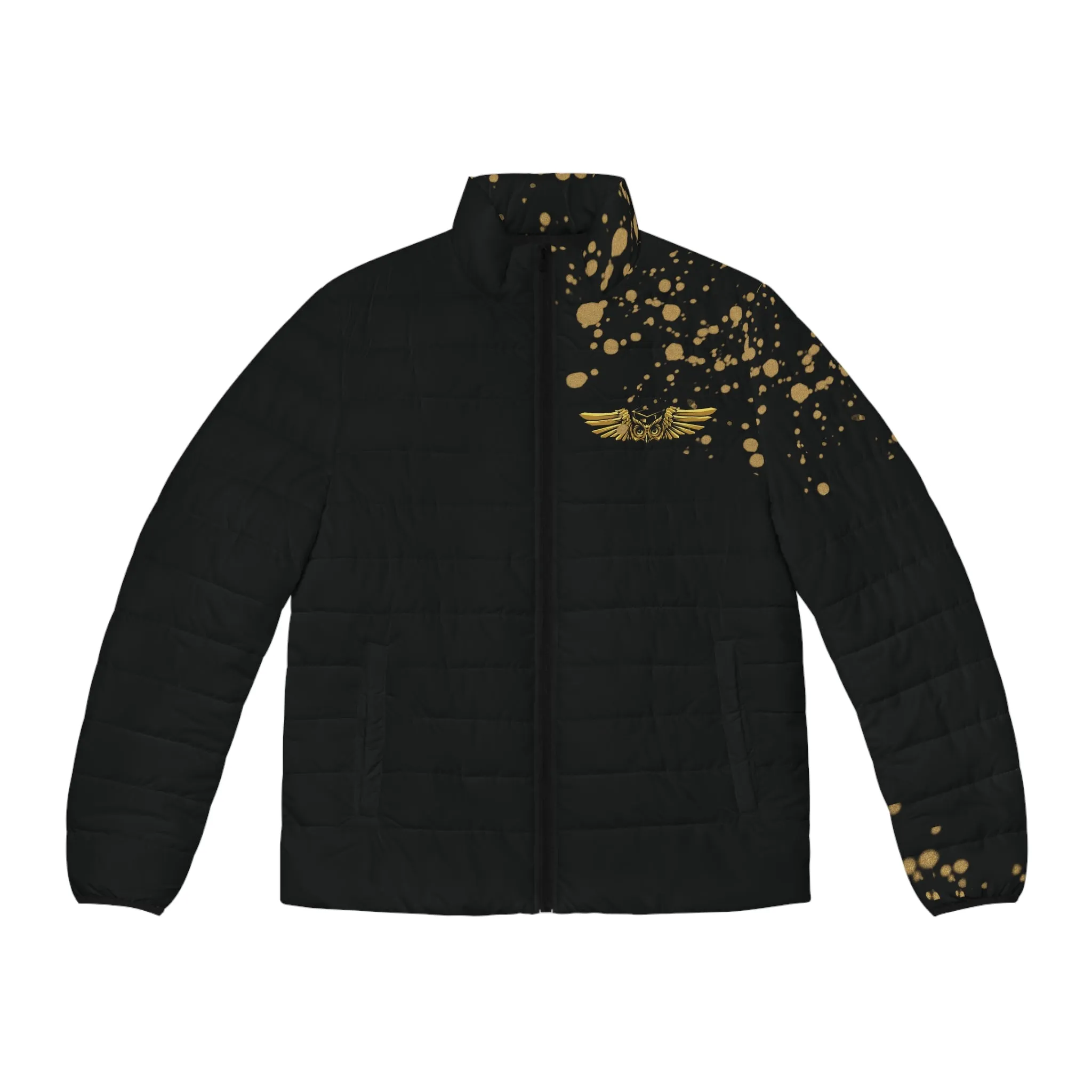 FLY AVIATOR PUFFER JACKET (BLACK OUT)