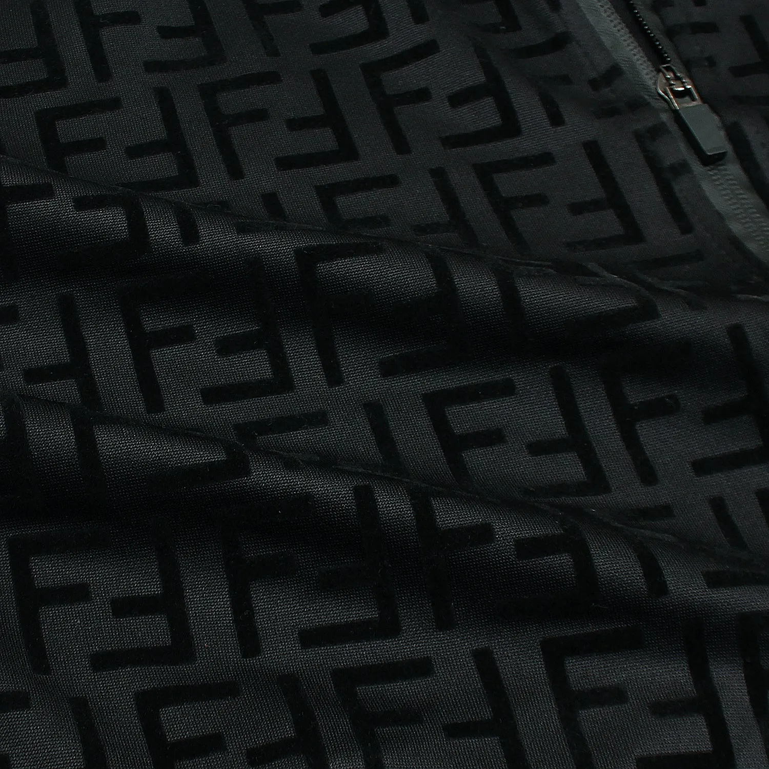 FNDI Lightweight Flock Printed Zipper