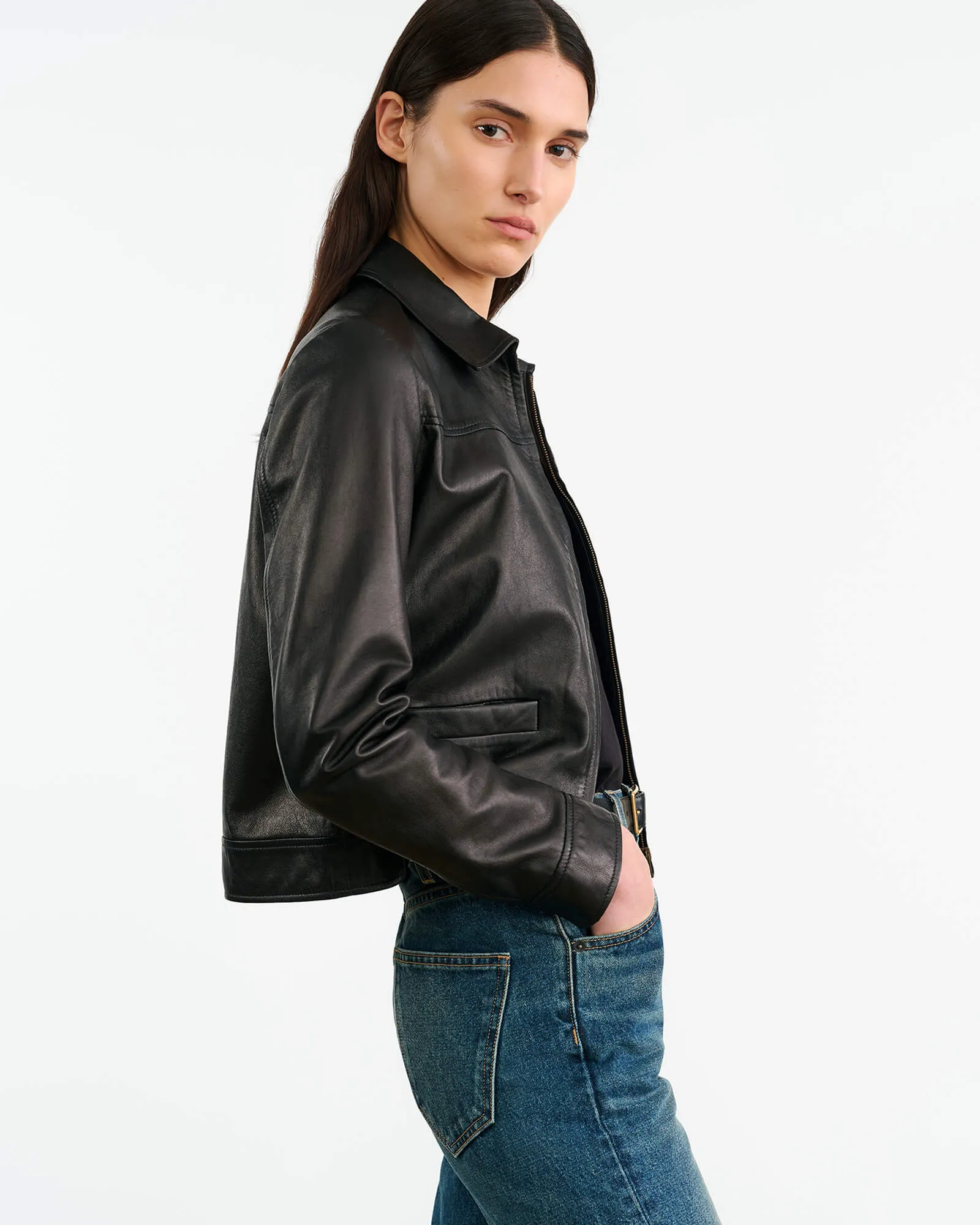FREDDIE LEATHER JACKET