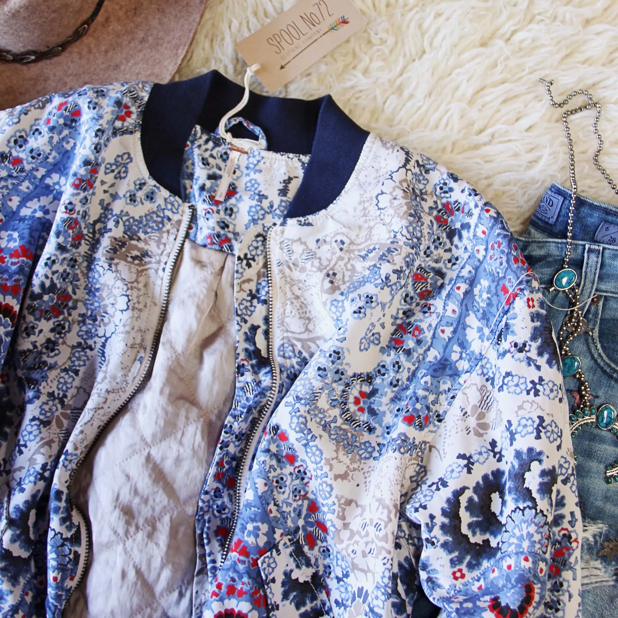 Free People Paisley Sky Jacket
