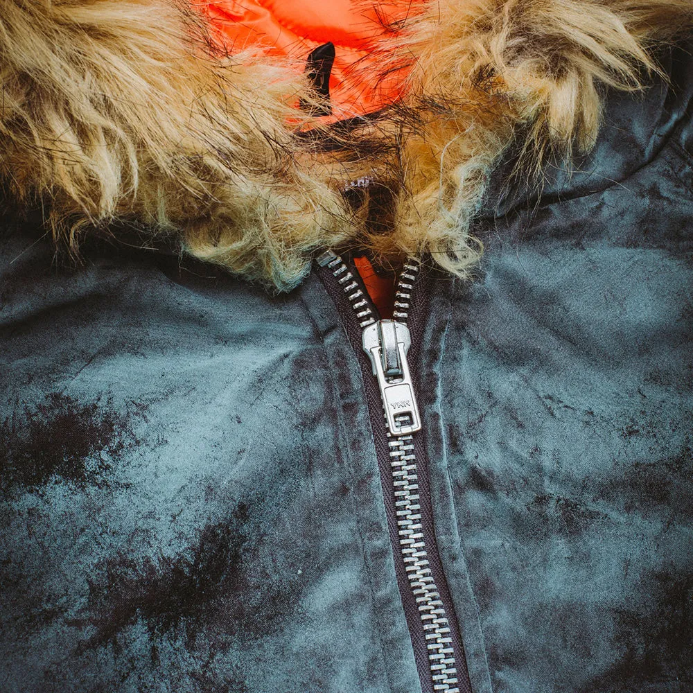 Fucking Awesome Savie Hooded Bomber Jacket Black
