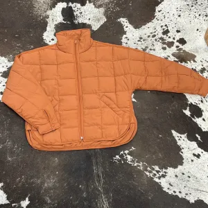Full Zip Puffer Coat