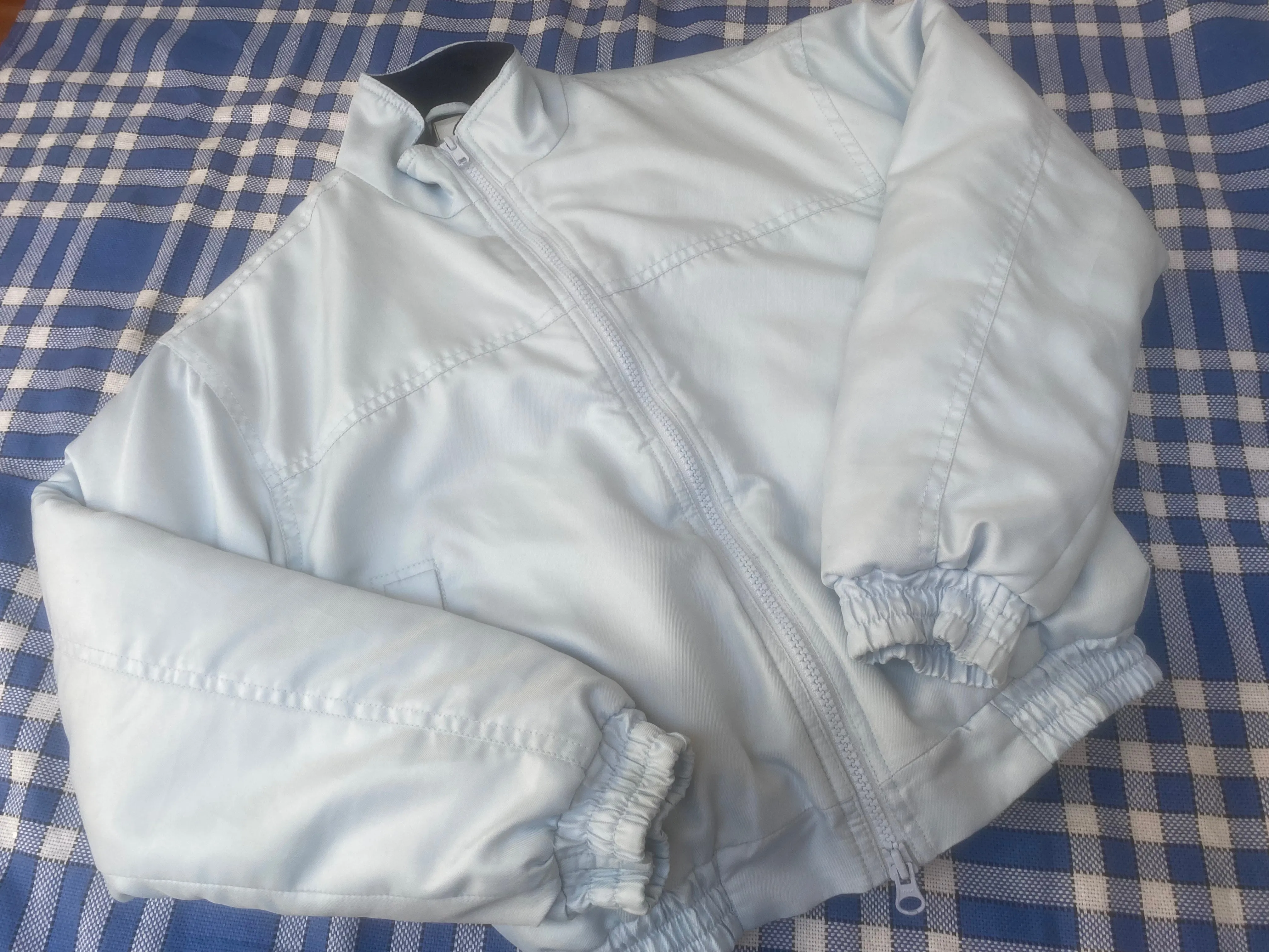Gallop light blue bomber jacket age 8-9 FREE POSTAGE🟢