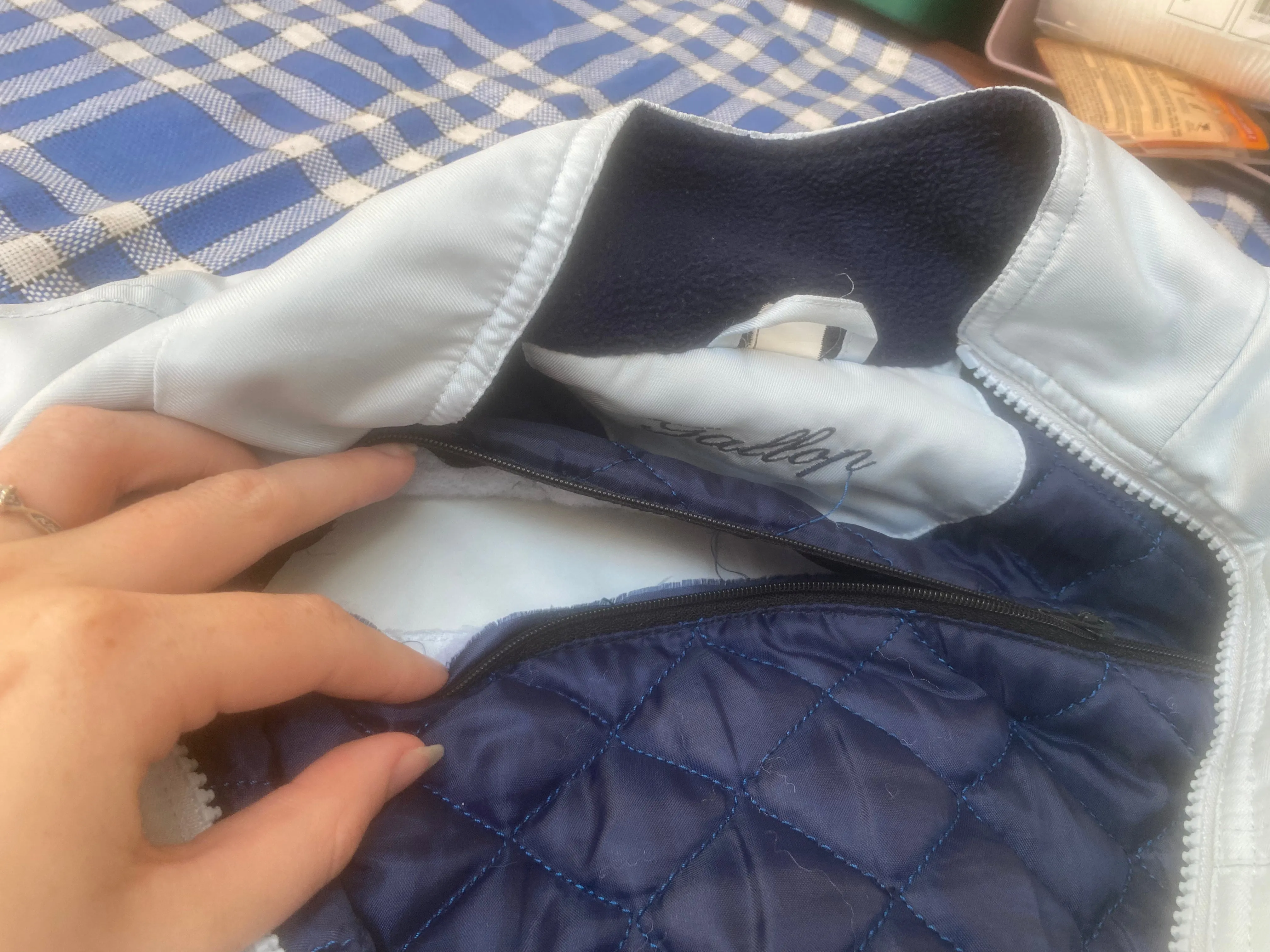 Gallop light blue bomber jacket age 8-9 FREE POSTAGE🟢