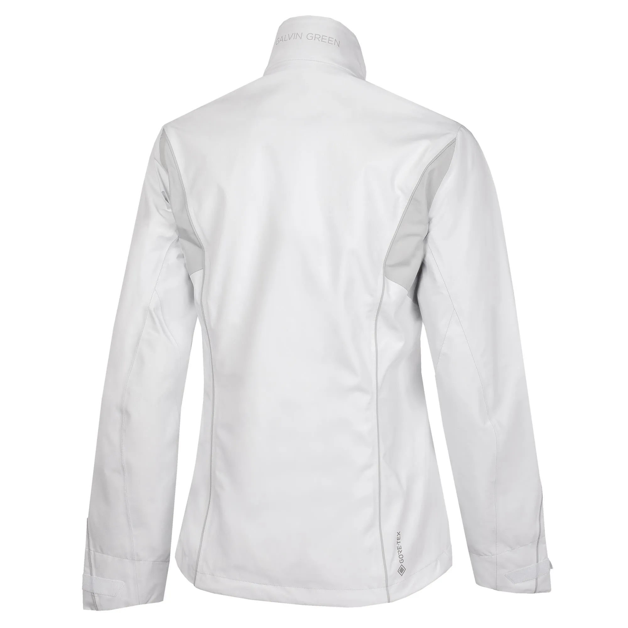 Galvin Green Ally Paclite Gore-Tex Ladies Waterproof Golf Jacket White/Cool Grey