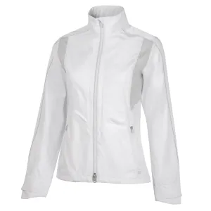 Galvin Green Ally Paclite Gore-Tex Ladies Waterproof Golf Jacket White/Cool Grey