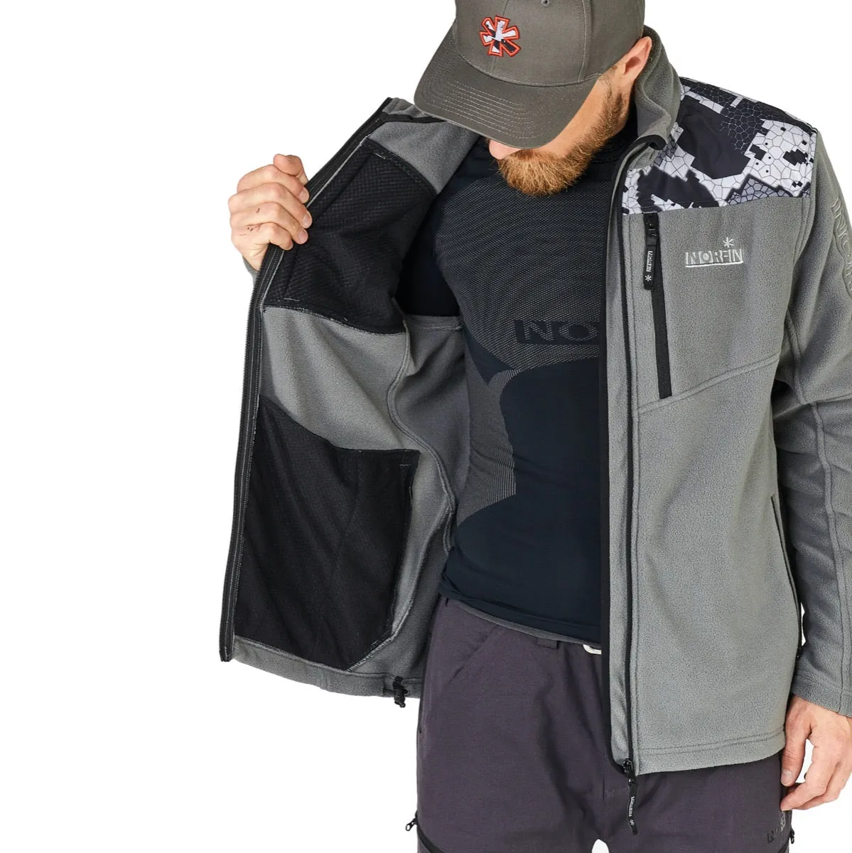 GLACIER CAMO FLEECE JACKET