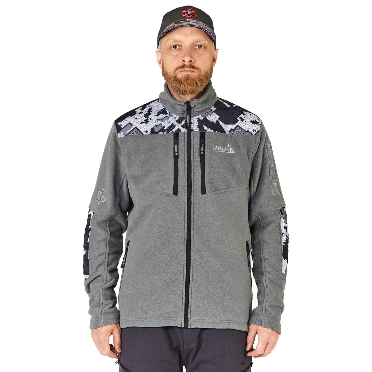 GLACIER CAMO FLEECE JACKET