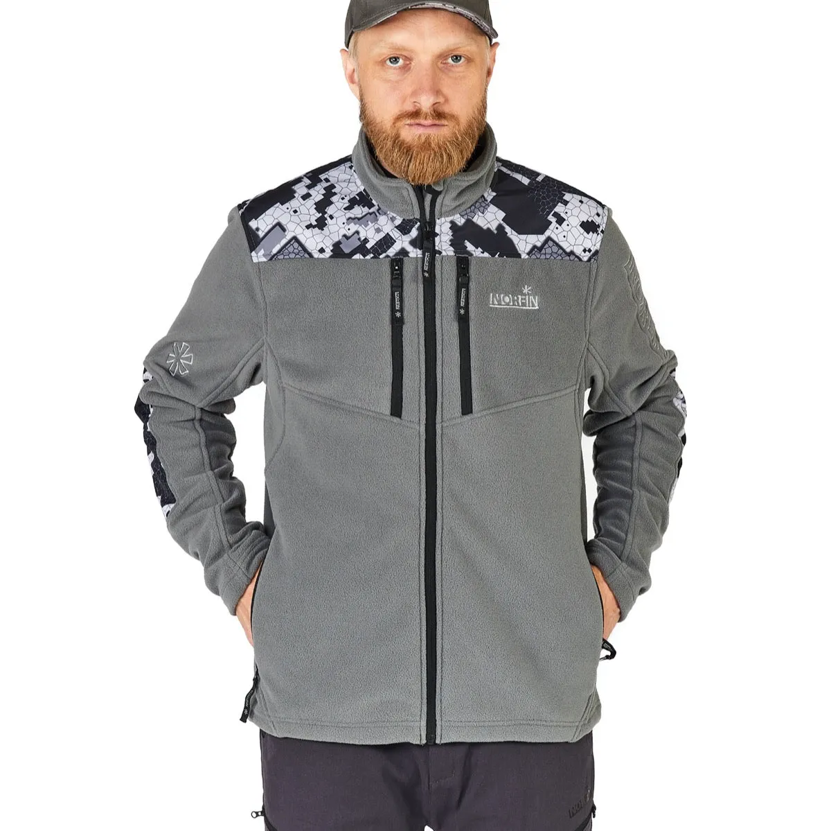 GLACIER CAMO FLEECE JACKET