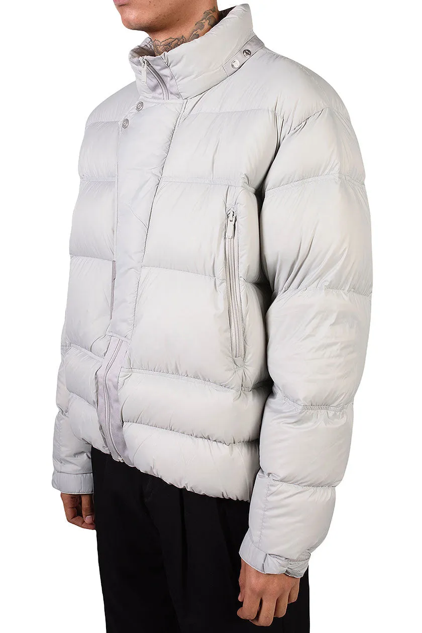 Glacier Gray Loom Down Puffer Jacket