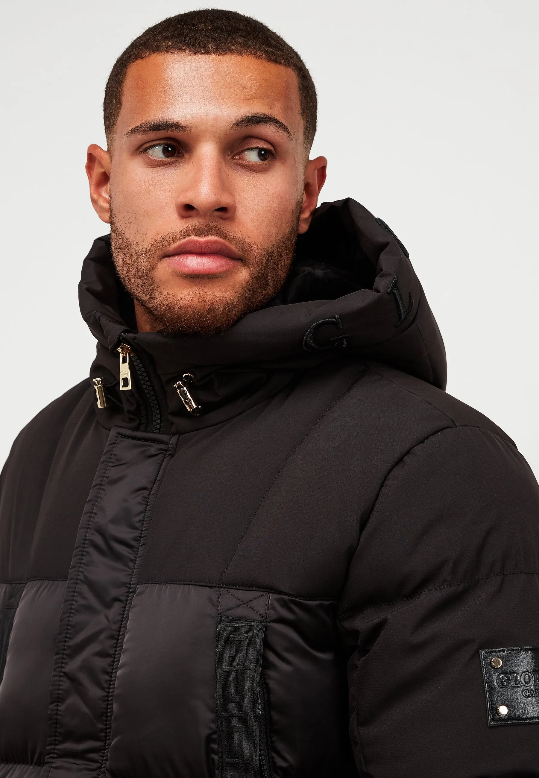 Glorious Gangsta Domar Puffer Jacket Black