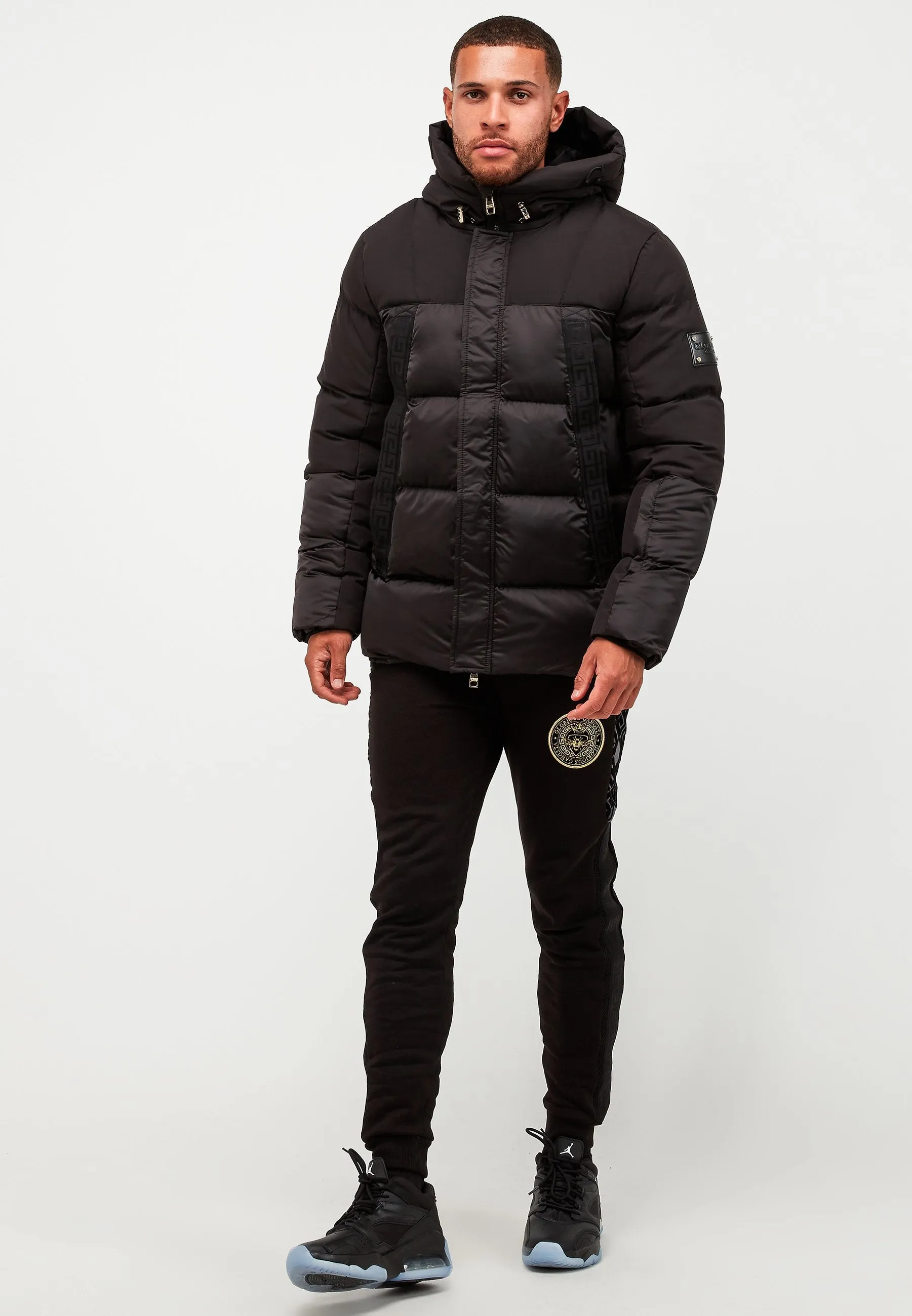 Glorious Gangsta Domar Puffer Jacket Black