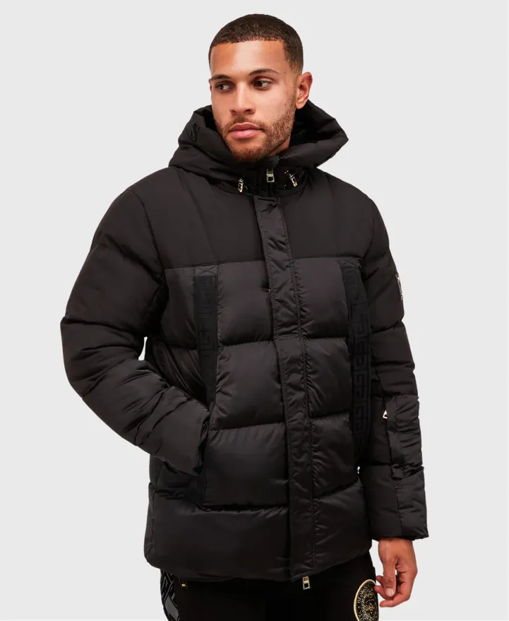 Glorious Gangsta Domar Puffer Jacket Black