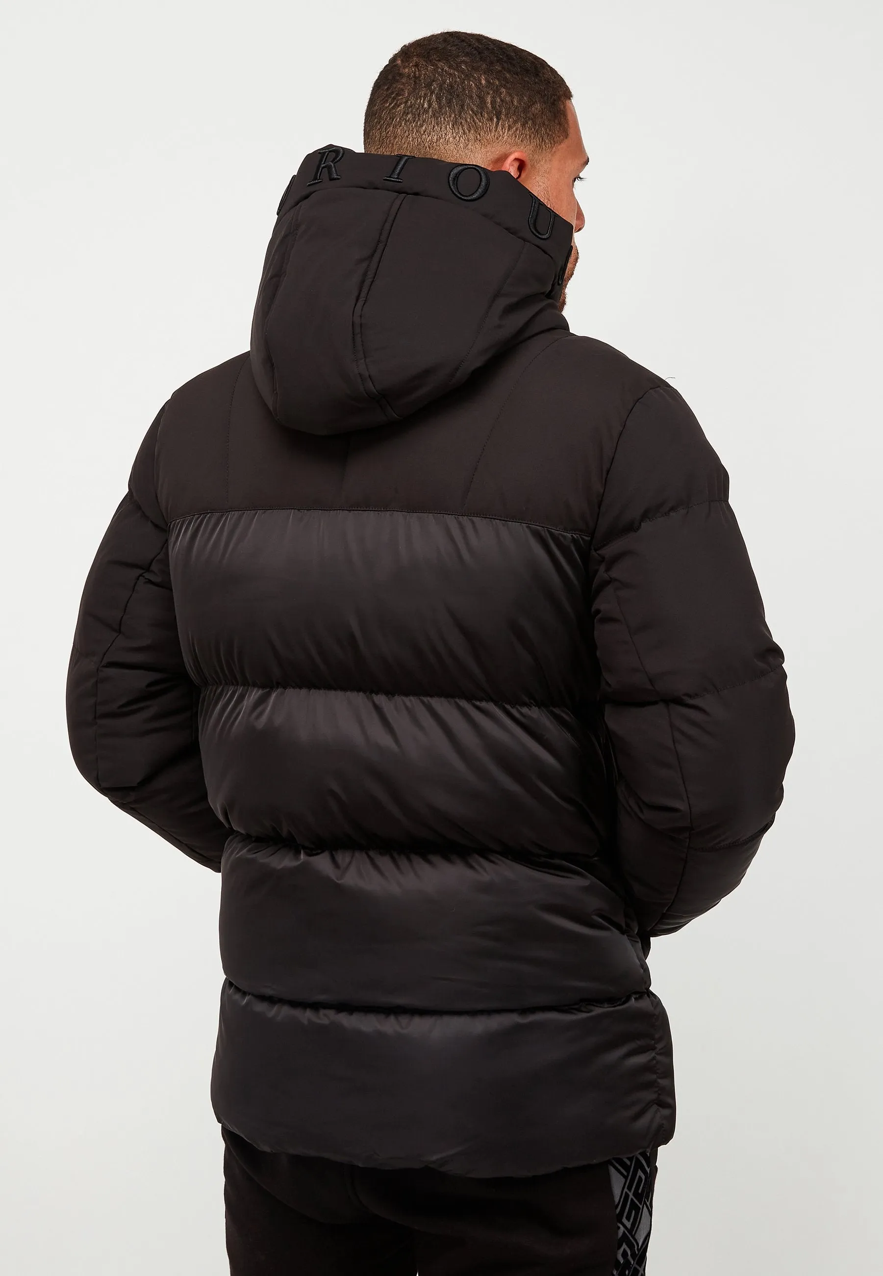 Glorious Gangsta Domar Puffer Jacket Black