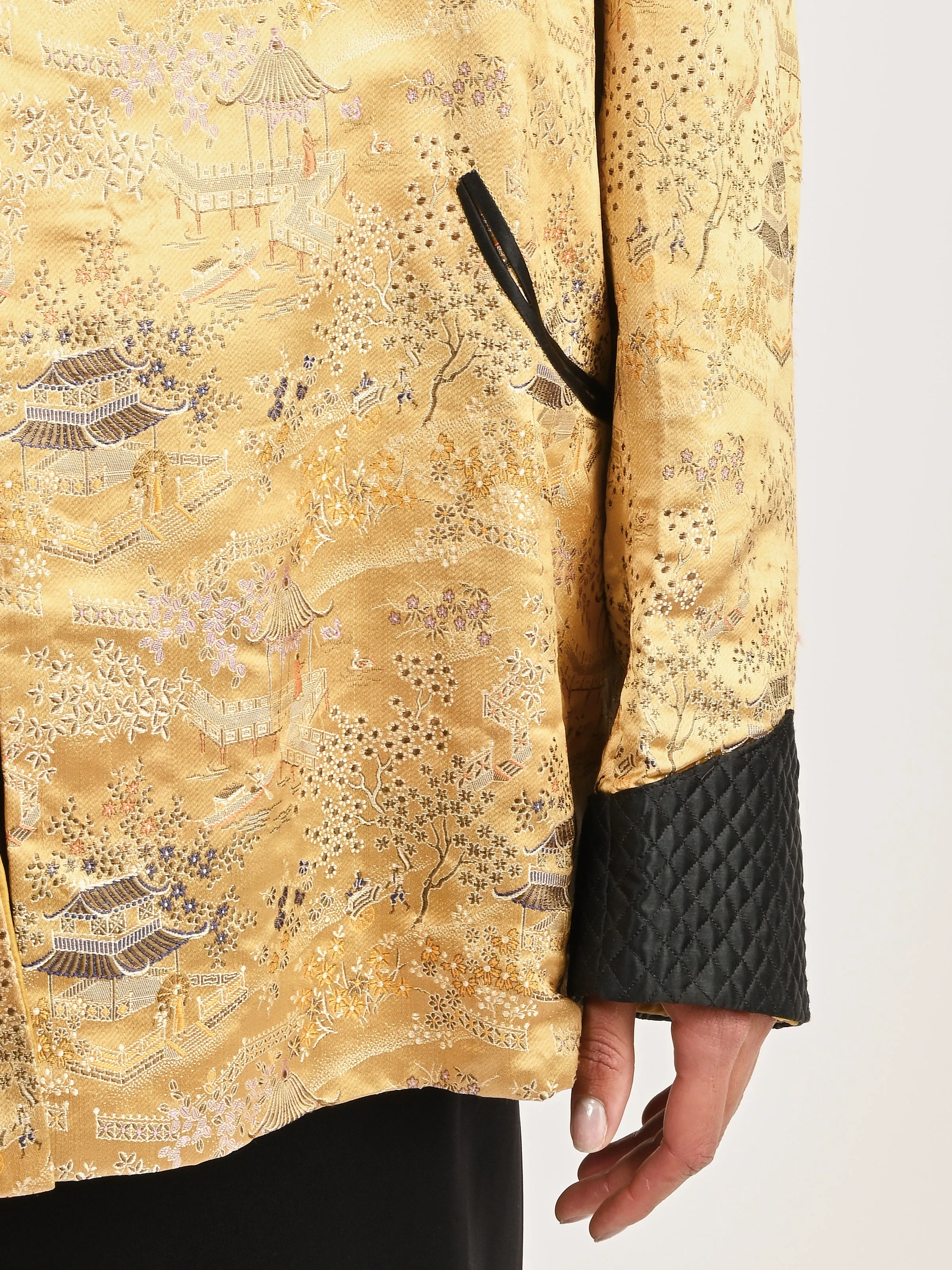 Gold Smoking Jacket