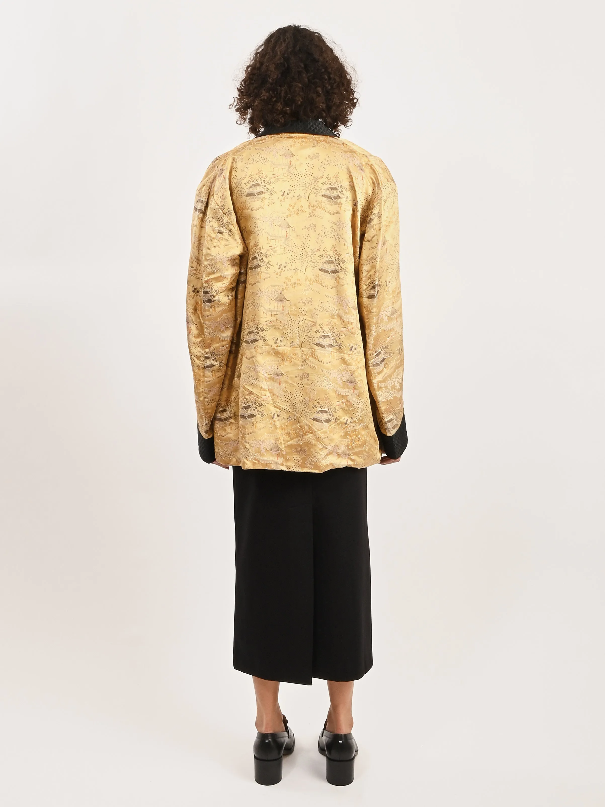 Gold Smoking Jacket