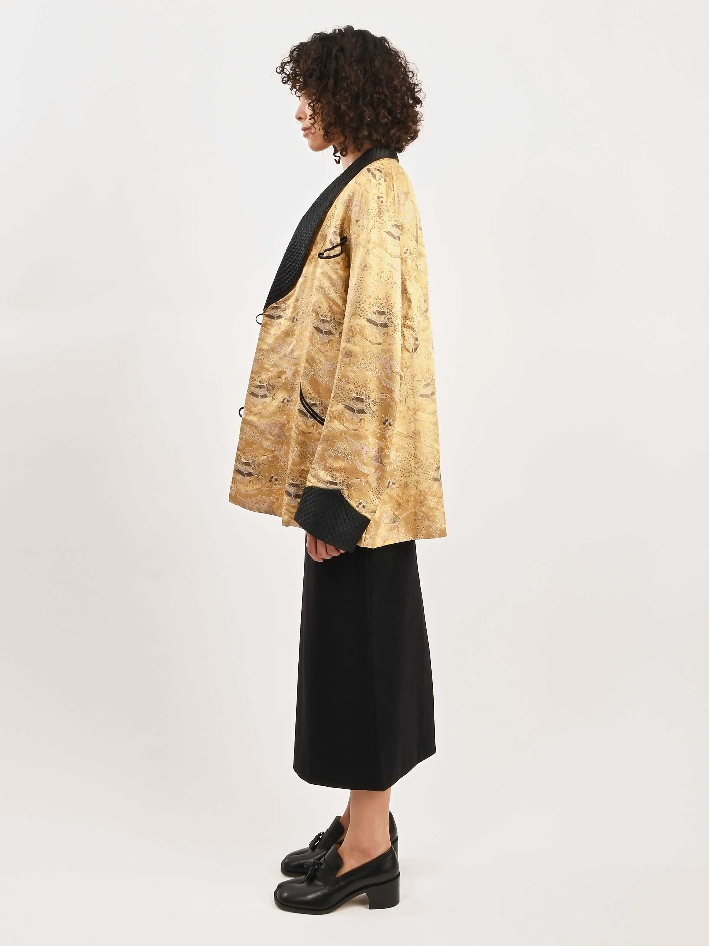 Gold Smoking Jacket