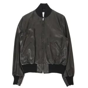 Golden Bear Leather Bomber Jacket Size Small