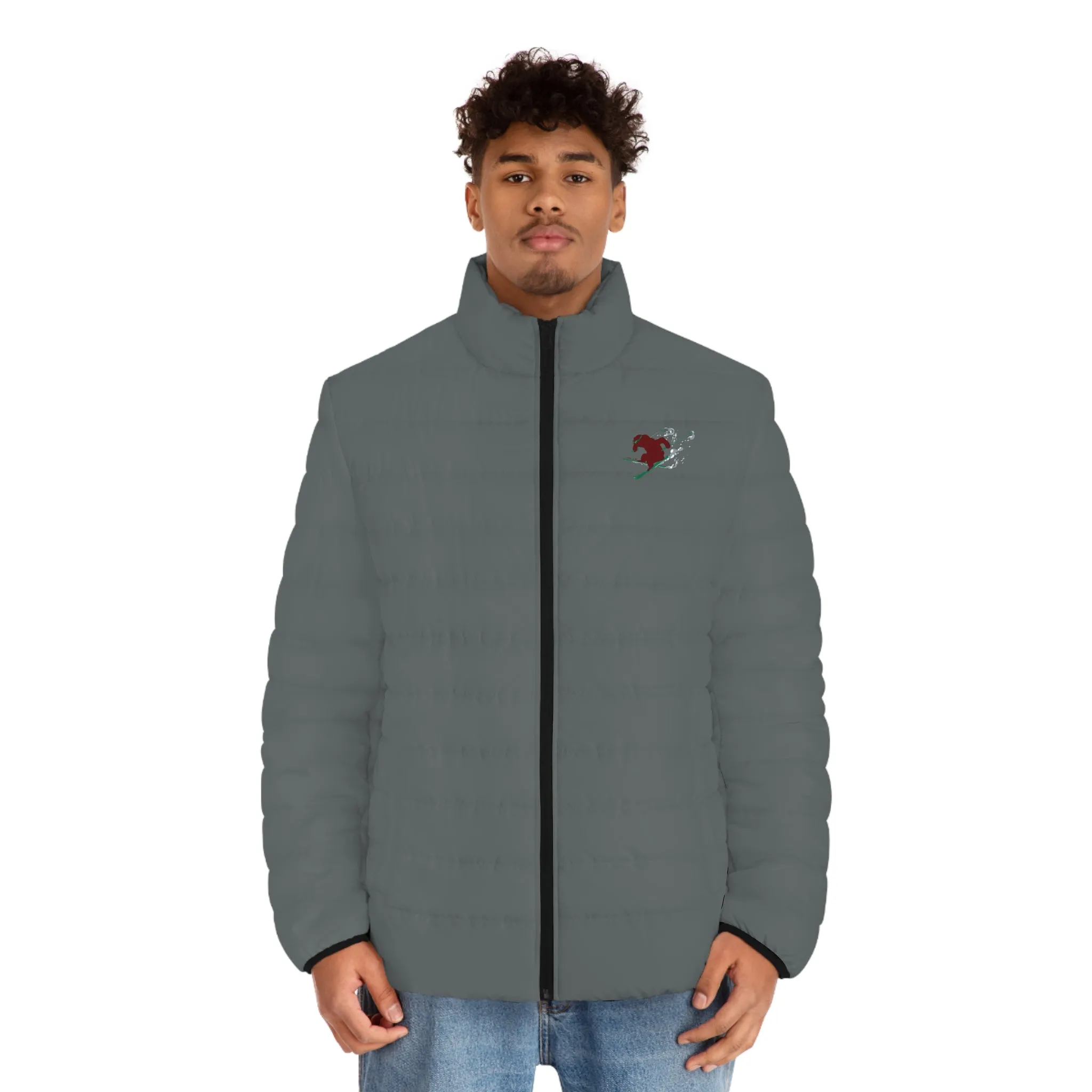 Goldie the Grizzly Men's Puffer Jacket