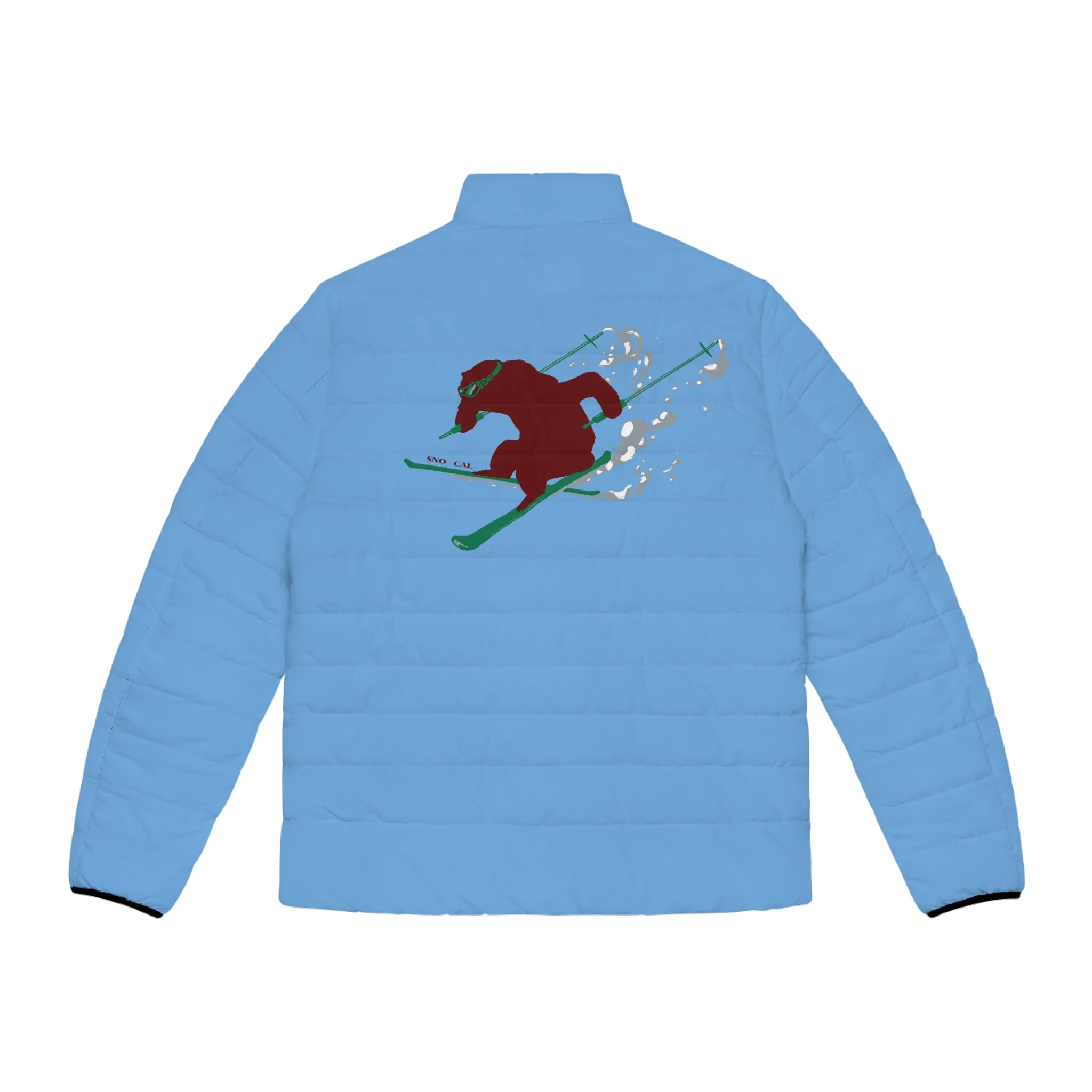 Goldie the Grizzly Men's Puffer Jacket