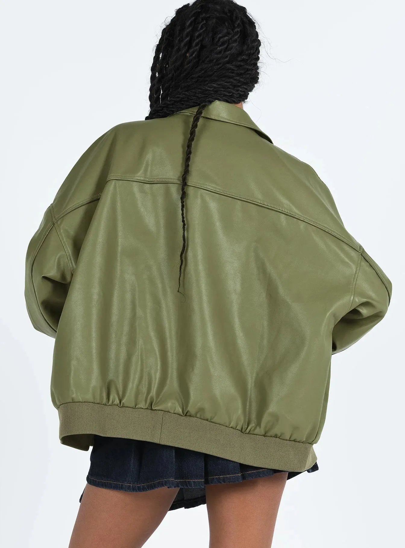 Goldsmith Faux Leather Jacket