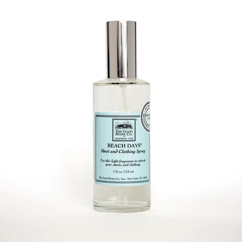 Good Home Sheet   Clothing Spray - Beach Days