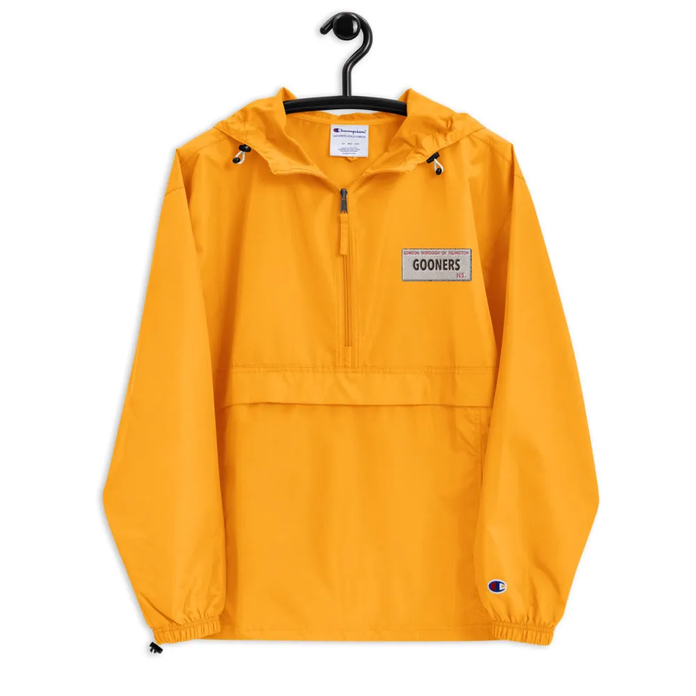 Gooners Islington Street Sign Embroidered Champion Packable Jacket