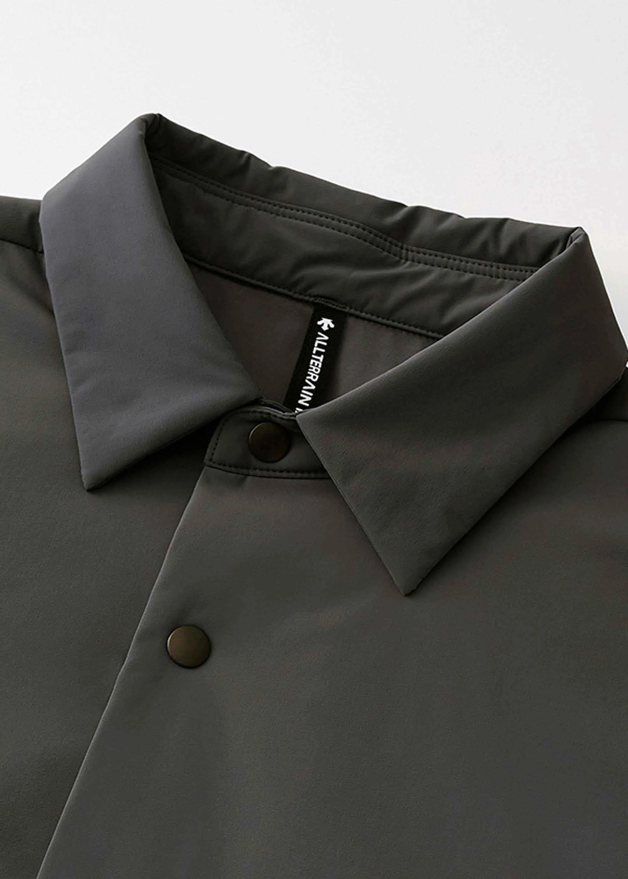 Grey Insulated Tech Shirt Jacket