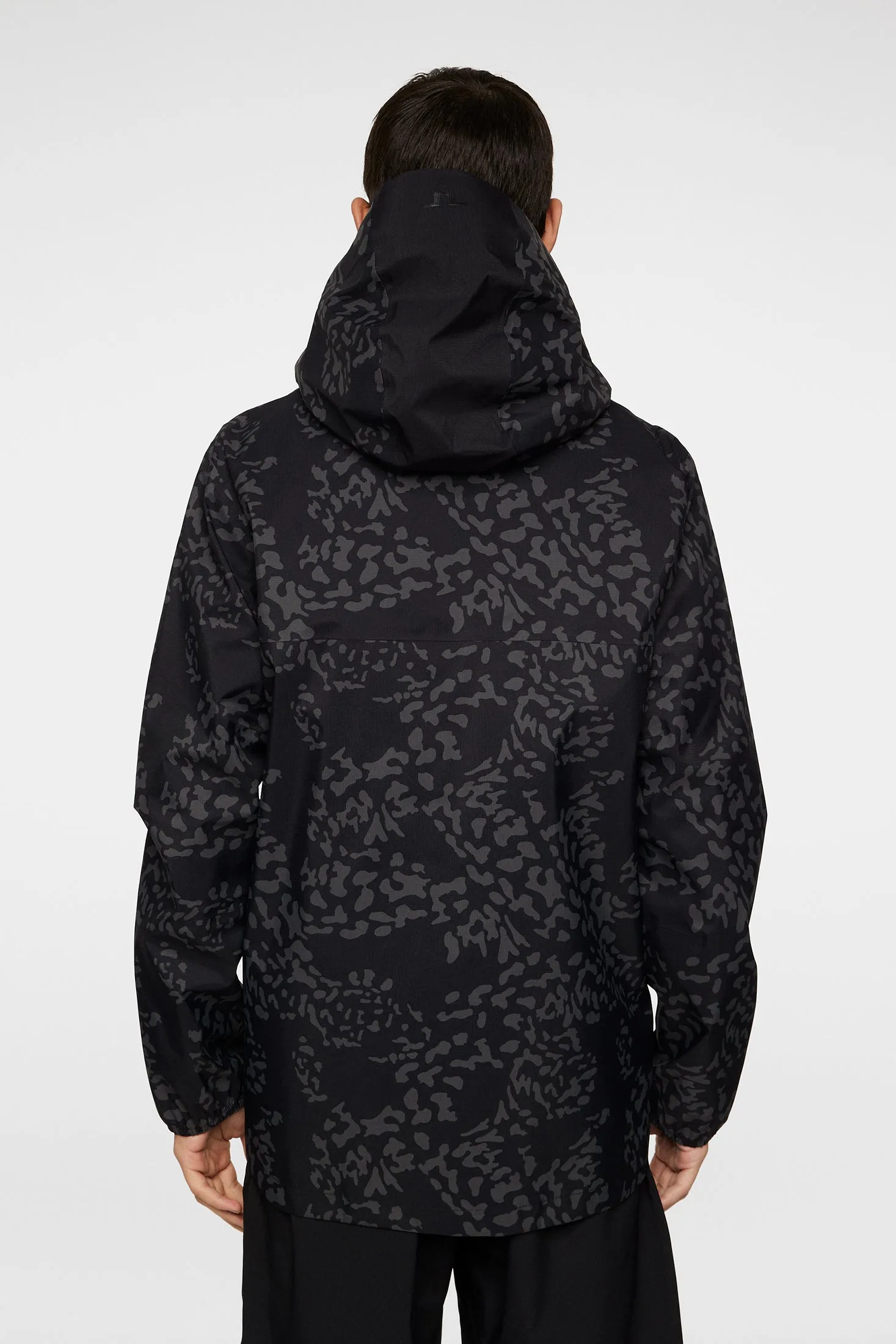 Harwood Shell Jacket Printed / Snake Rock Asphalt M