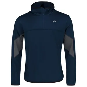HEAD Club 22 Mens Tech Hoodie - Dark Blue