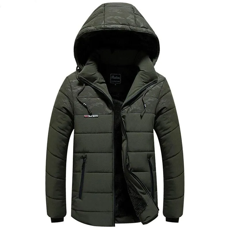 HOODED BOMBER JACKET