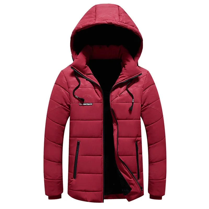 HOODED BOMBER JACKET