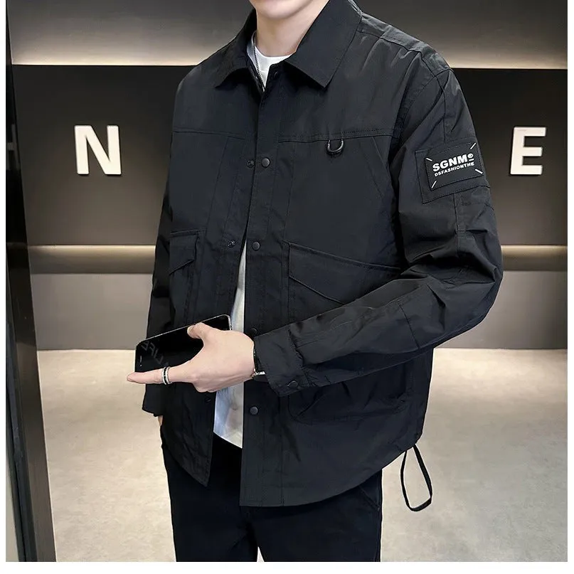 INSTOCK-Spring and autumn waterproof jackets for men