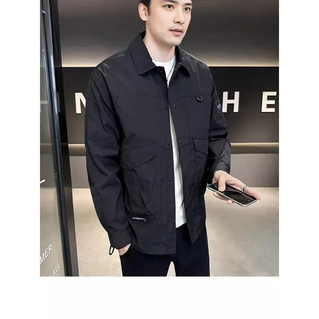 INSTOCK-Spring and autumn waterproof jackets for men