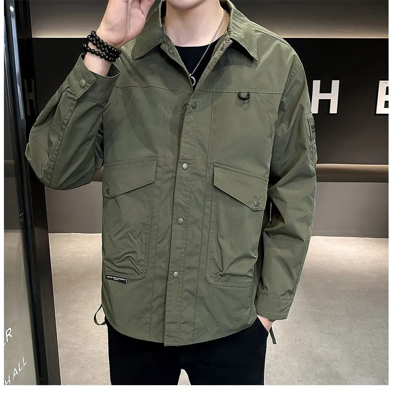 INSTOCK-Spring and autumn waterproof jackets for men