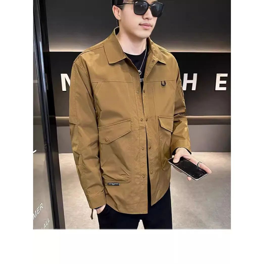INSTOCK-Spring and autumn waterproof jackets for men