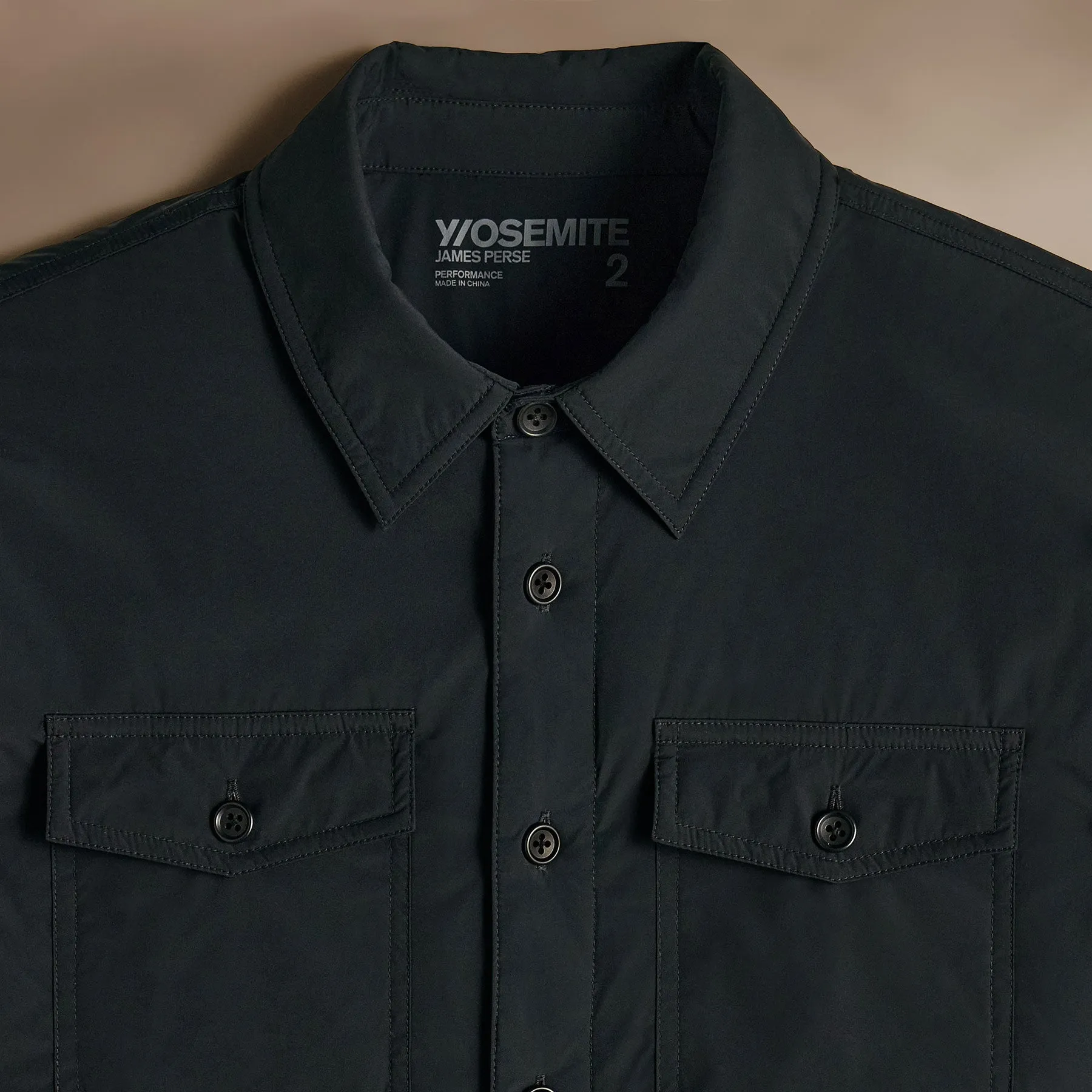 Insulated Outdoor Shirt Jacket - Black