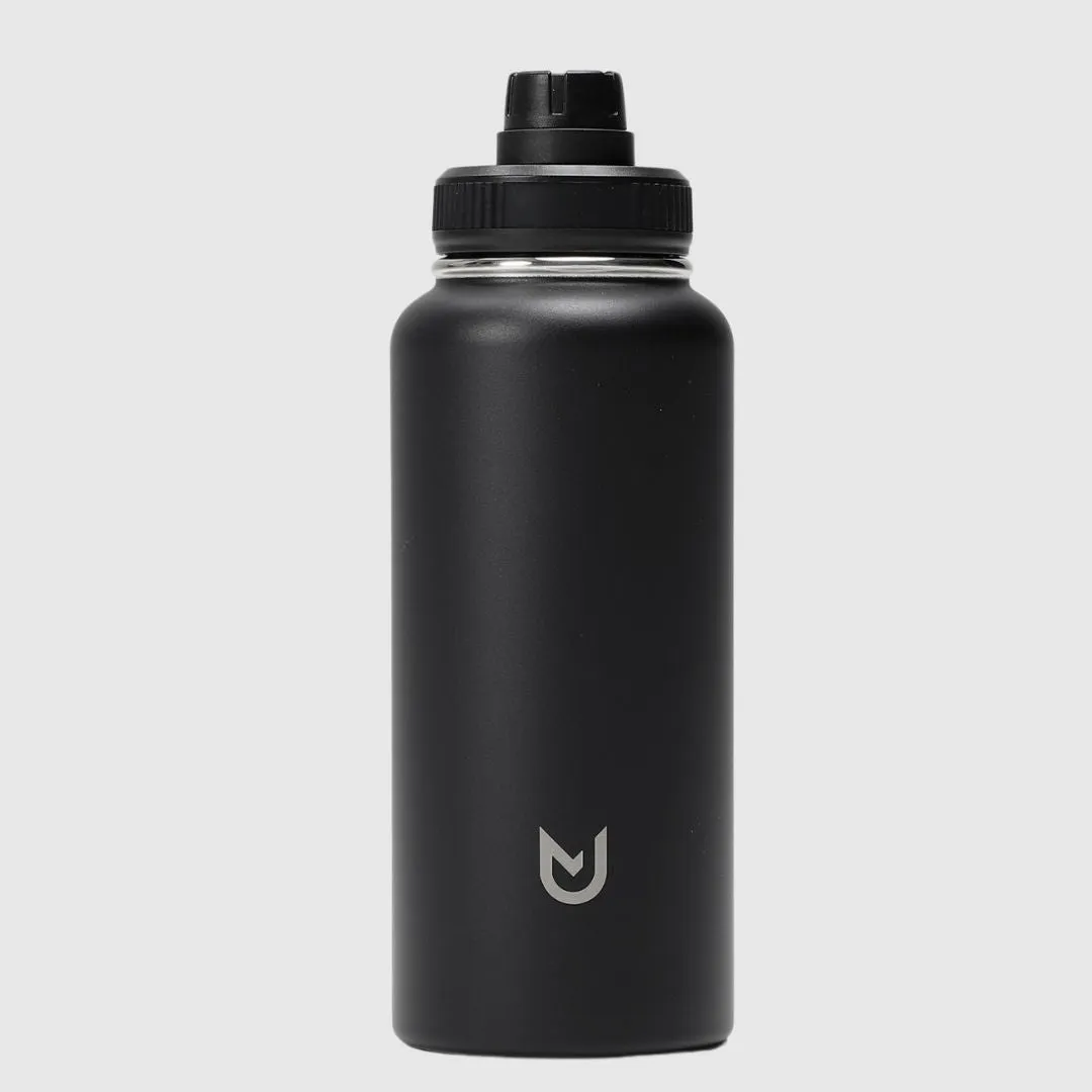 Insulated Stainless Steel Bottle 1000ml  Black